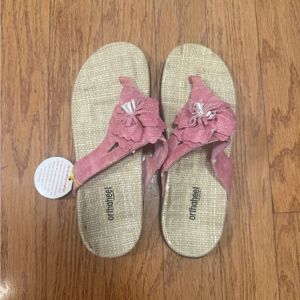 Orthaheel Pink Floral Women's Sandals